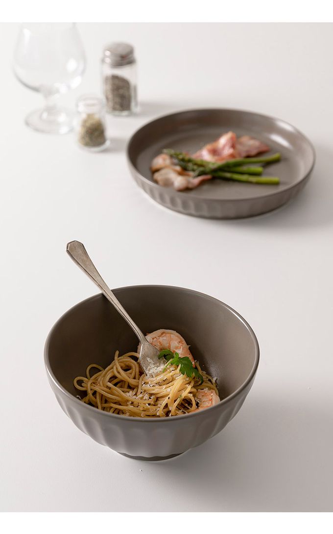 韓國 SSUEIM - Mild Matte系列溫柔時光陶瓷湯碗17cm (奶油黃)