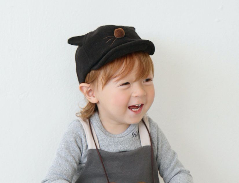 韓國 Babyblee - 小鼠鼻子棒球帽-天藍 (FREE)