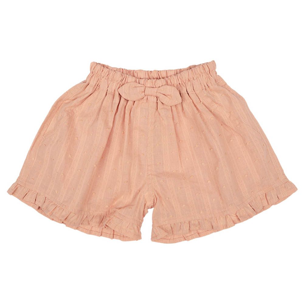 幼兒褲裙-下擺荷葉邊-粉紅色