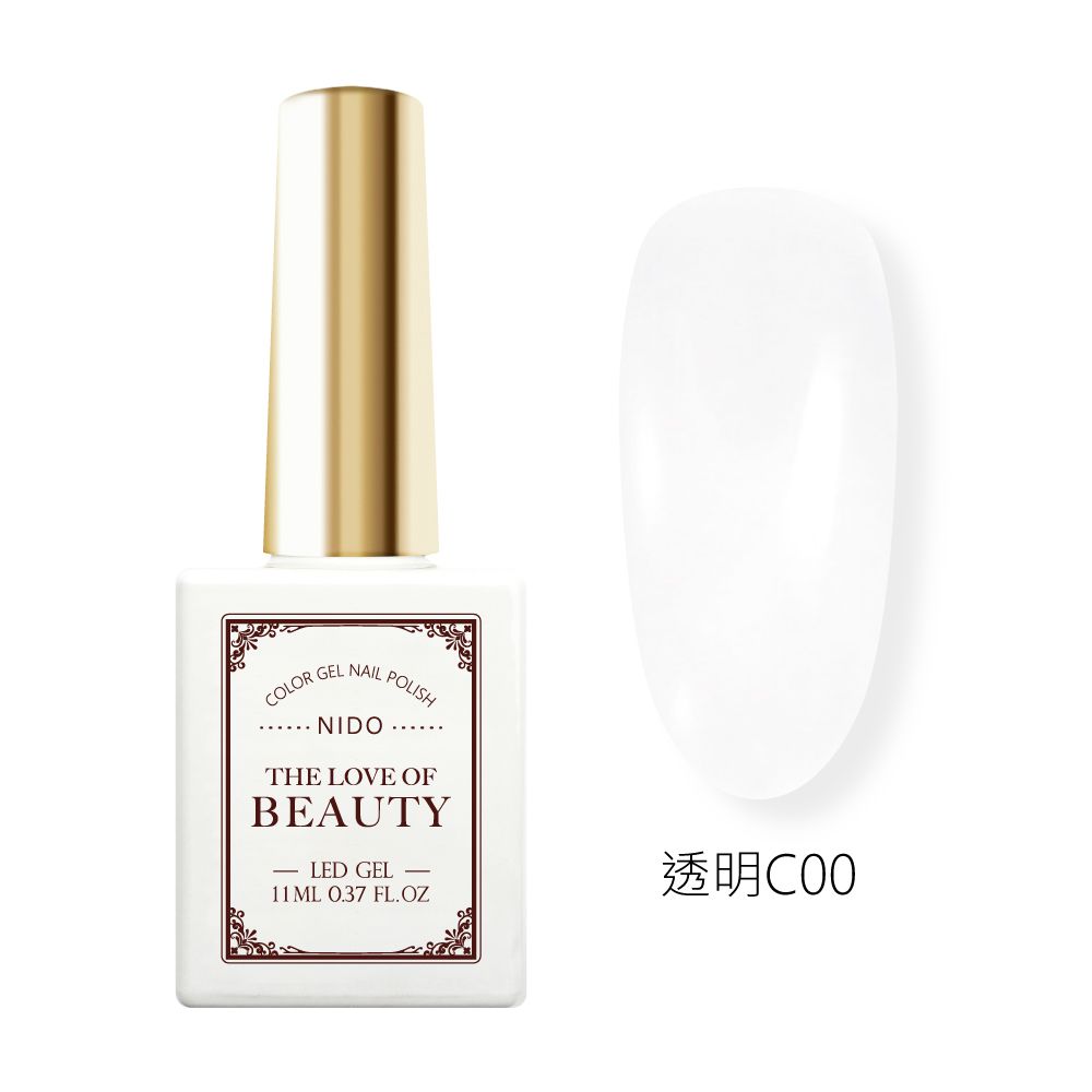 nido Beauty 一步光撩指甲油膠 11ml-透明色-C00