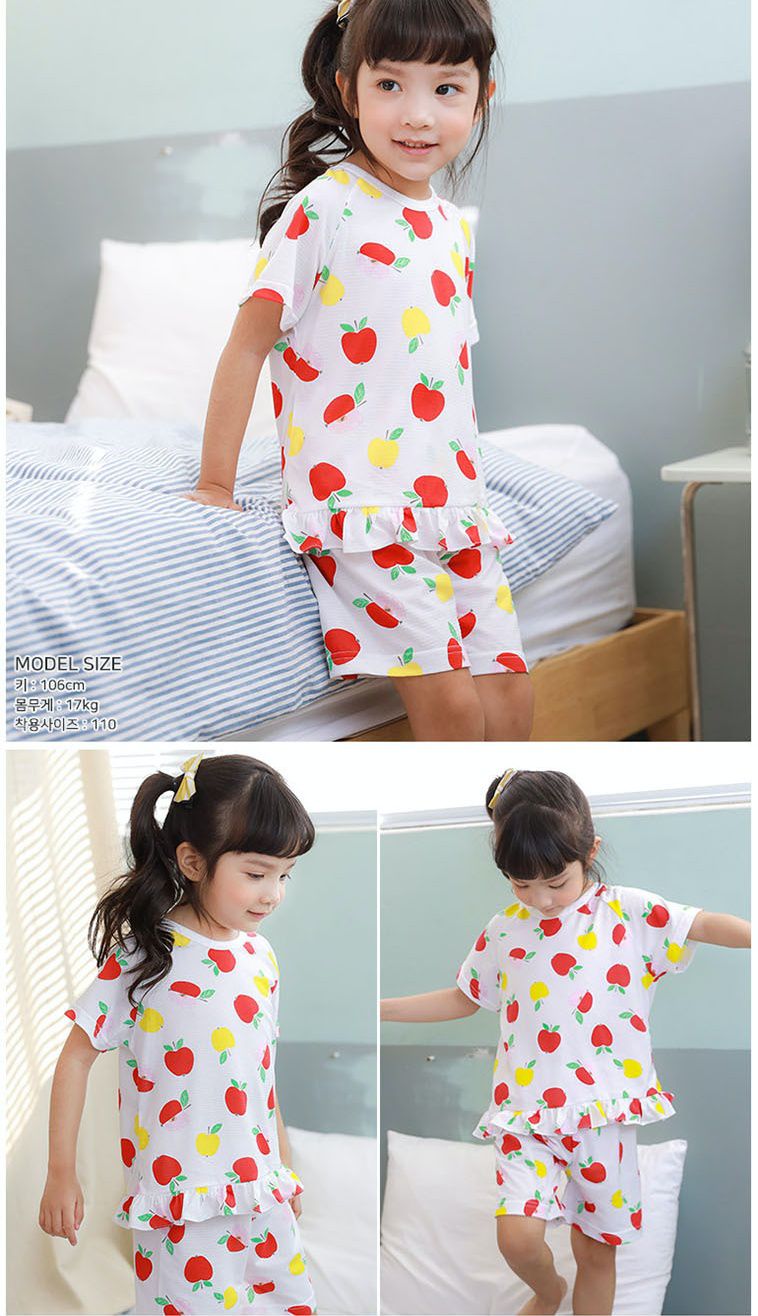 韓國 Ppippilong - 速乾透氣cool套裝-甜蜜蘋果