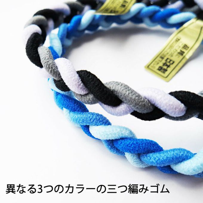 日本 Melody Accessory - 日本製 專利耐用麻花編織髮圈(5入組)-桃粉紅