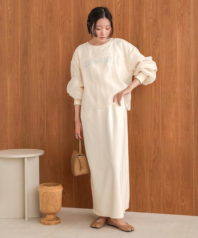 日本 Bab - [穿搭上手]薄紗層次運動風長袖洋裝-湖水綠