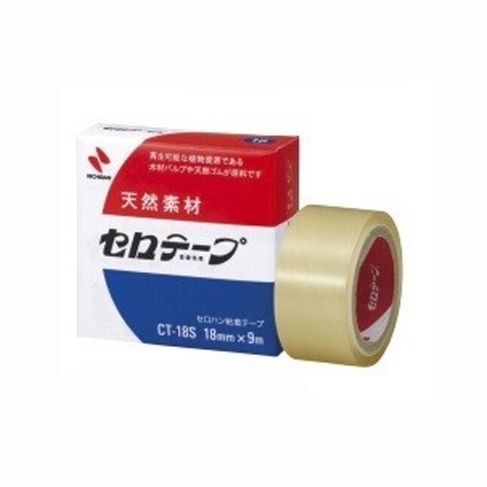 日本文具 NICHIBAN - 日本製 補充用替換透明膠帶捲-1入 (18mmx9m)