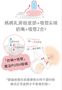 日本 Combi - LakuMug樂可杯第1階段啜飲杯-水杯-簡單生活 (4個月以上)-240ml