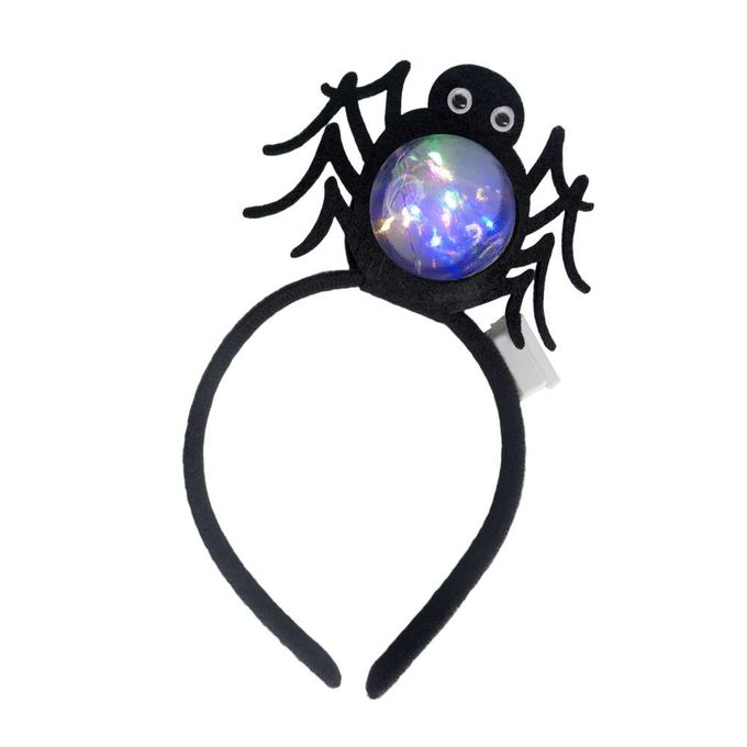 MODACore 摩達客 - 摩達客★萬聖派對頭飾★萬聖蜘蛛造型圓球燈頭扣