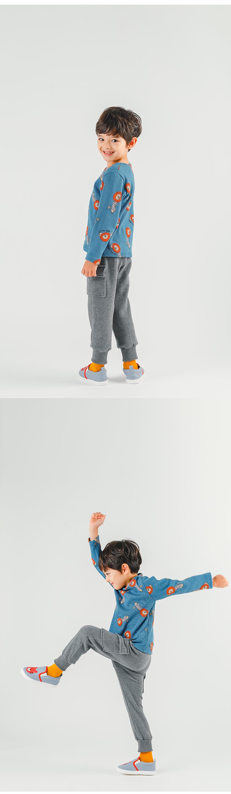 韓國 OZKIZ - 可愛動物兒童休閒鞋/室內鞋-兔子