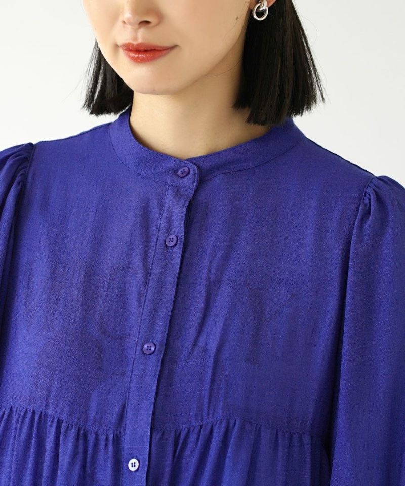 日本 zootie - 2WAY楊柳飄逸澎澎袖洋裝-深綠