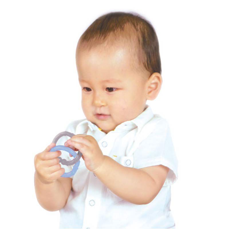 akachan honpo - C型扣環 粉彩色-灰色