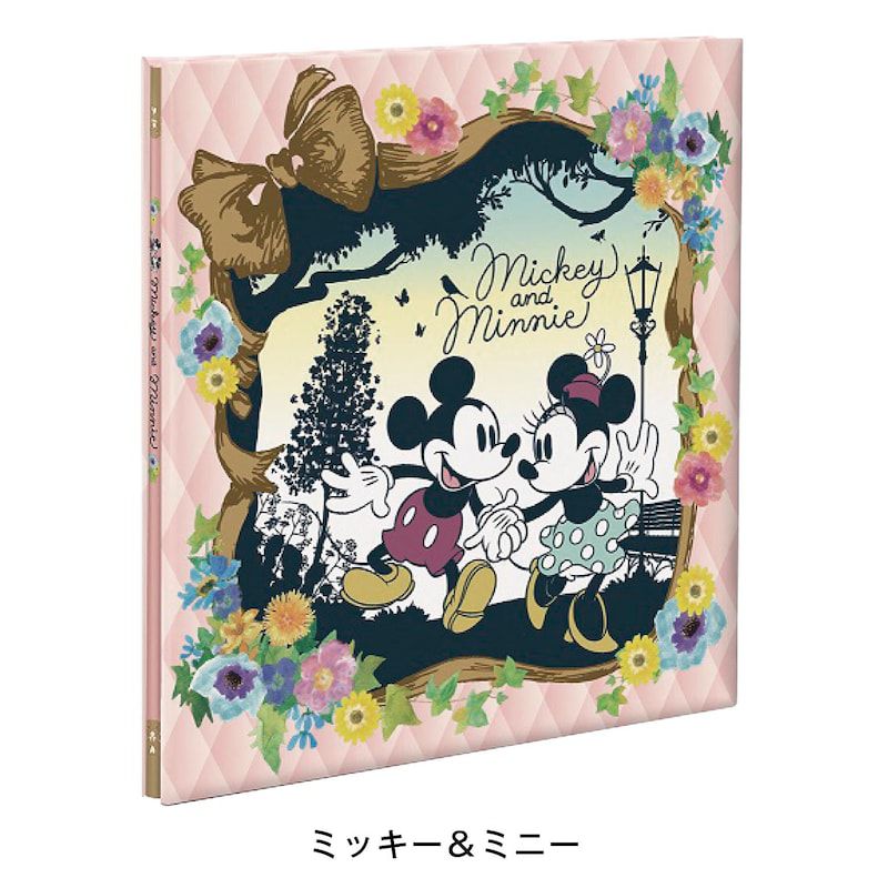日本千趣會 - 日本製 迪士尼 黏貼式大相本100週年紀念款-米奇和米妮 (3x5相片*120枚)