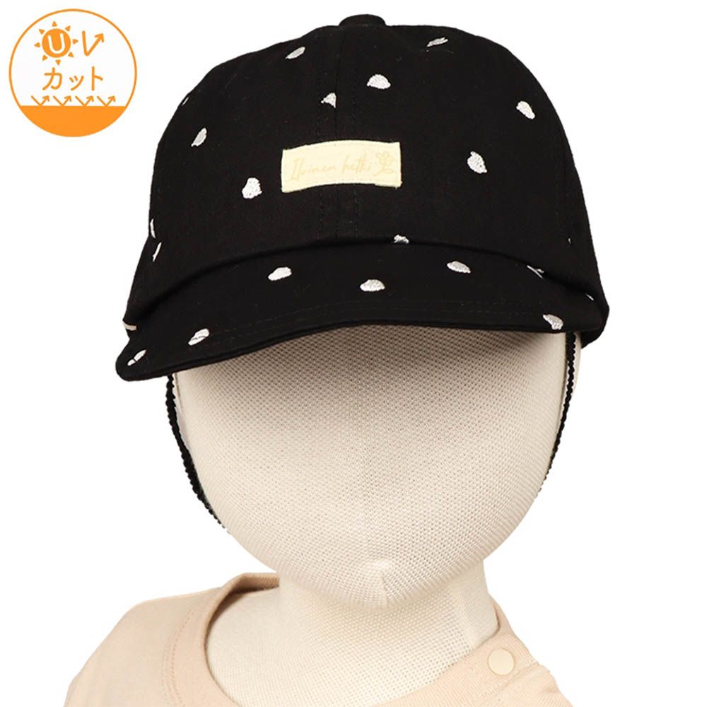 棒球帽--滿版刺繡-黑色