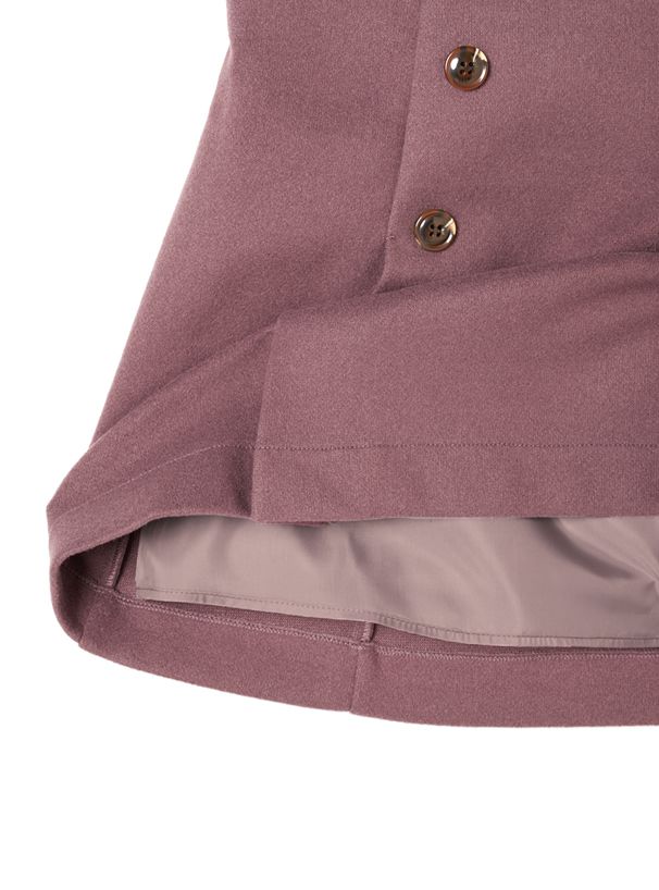 日本 GRL - 英倫風A字修身短裙-可可棕