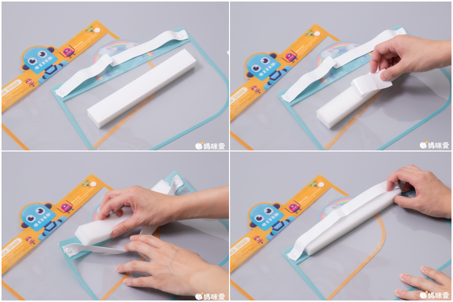 隔離飛沫兒童防護面罩-中-粉色 (約28x20cm)