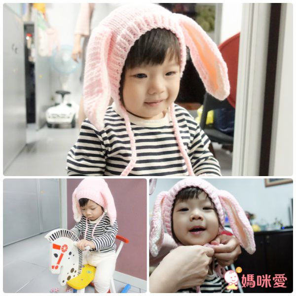 逗趣動物 Baby Talk造型手工編織帽 新生兒帽♡