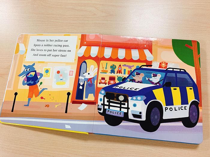 Race to the Rescue  救援交通工具音效書 (厚頁書)
