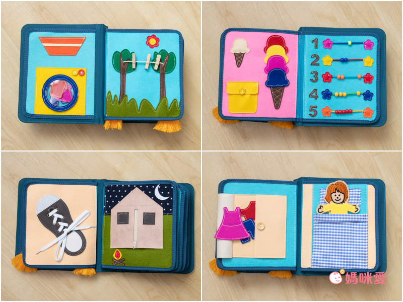 職能治療師推薦【MY FIRST BOOK】蒙特梭利手工布書