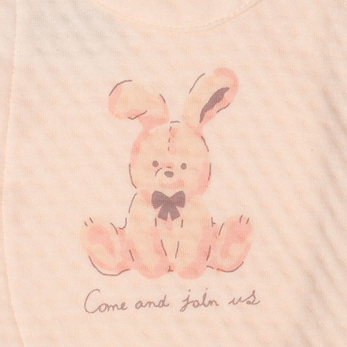 akachan honpo - 長袖舒適連身衣-粉紅色 (50~60cm)