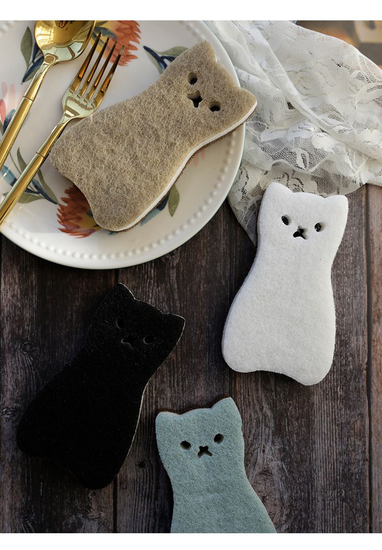 北歐風造型海綿清潔刷-蔬果4件組