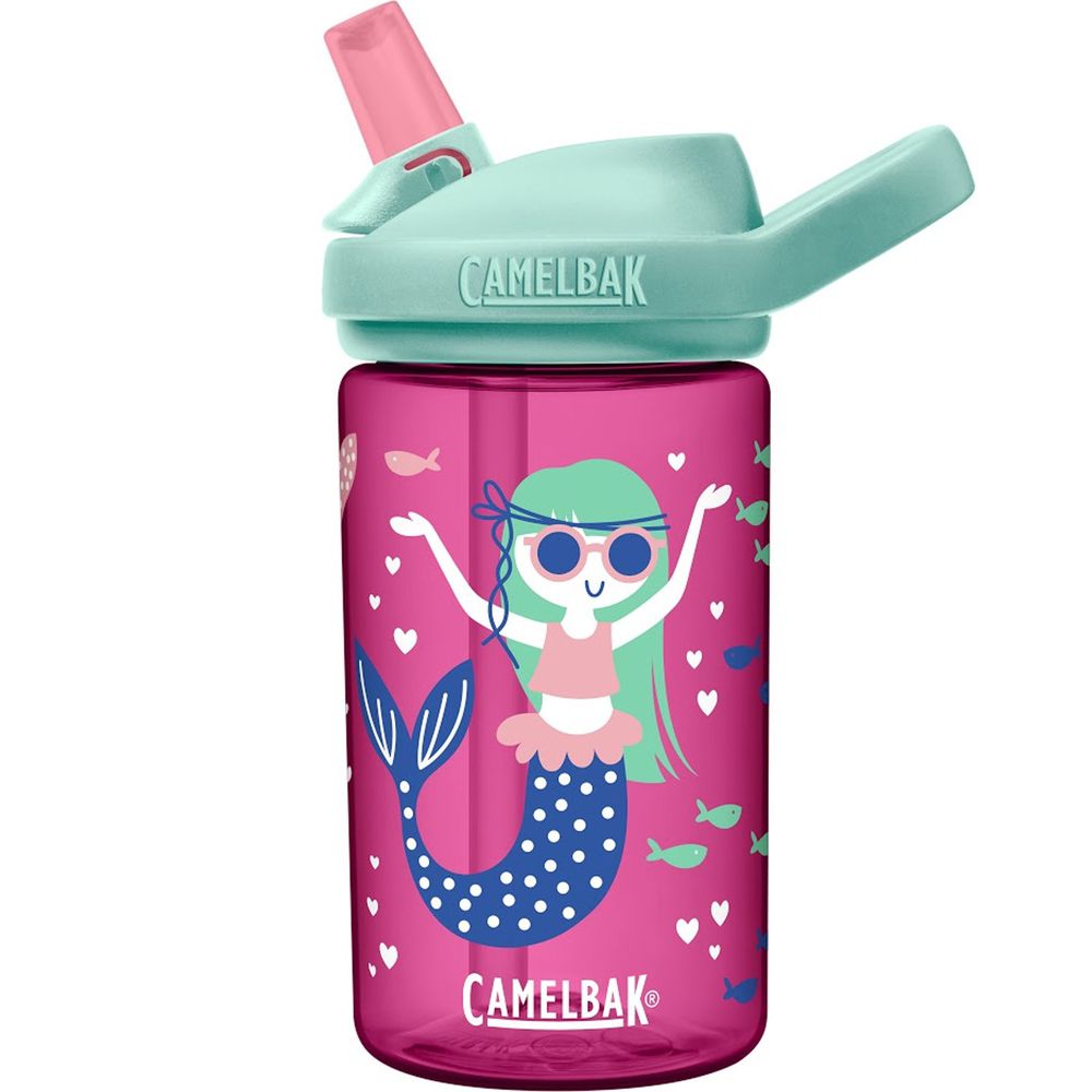 CamelBak - EDDY+ 兒童吸管運動水瓶-美人魚女孩 (400ml)-145g