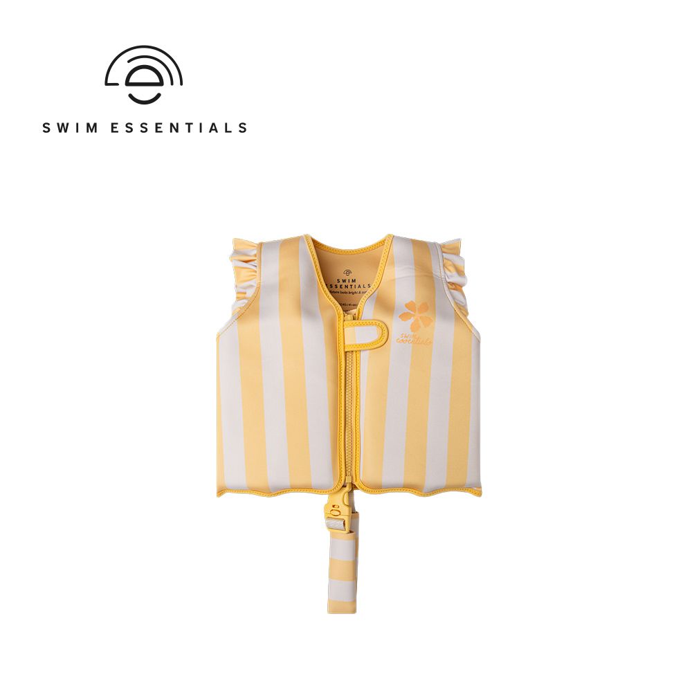 兒童游泳漂浮背心-淡雅花市-(3-6Y)