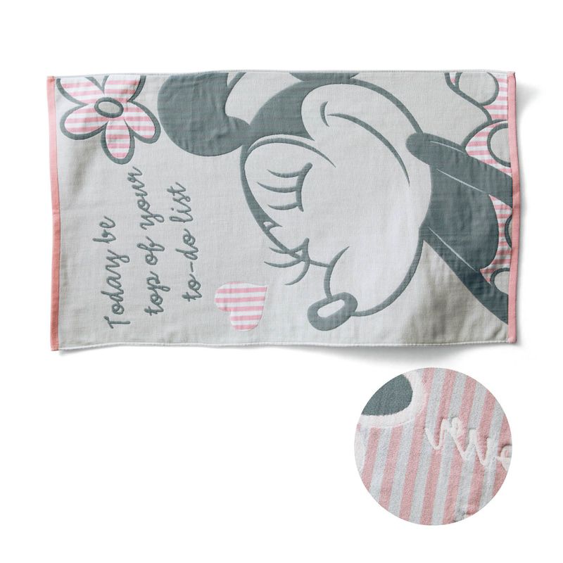 日本千趣會 - 日本製 迪士尼純棉三重紗今治浴巾-瑪麗貓-粉紅 (60×100cm)