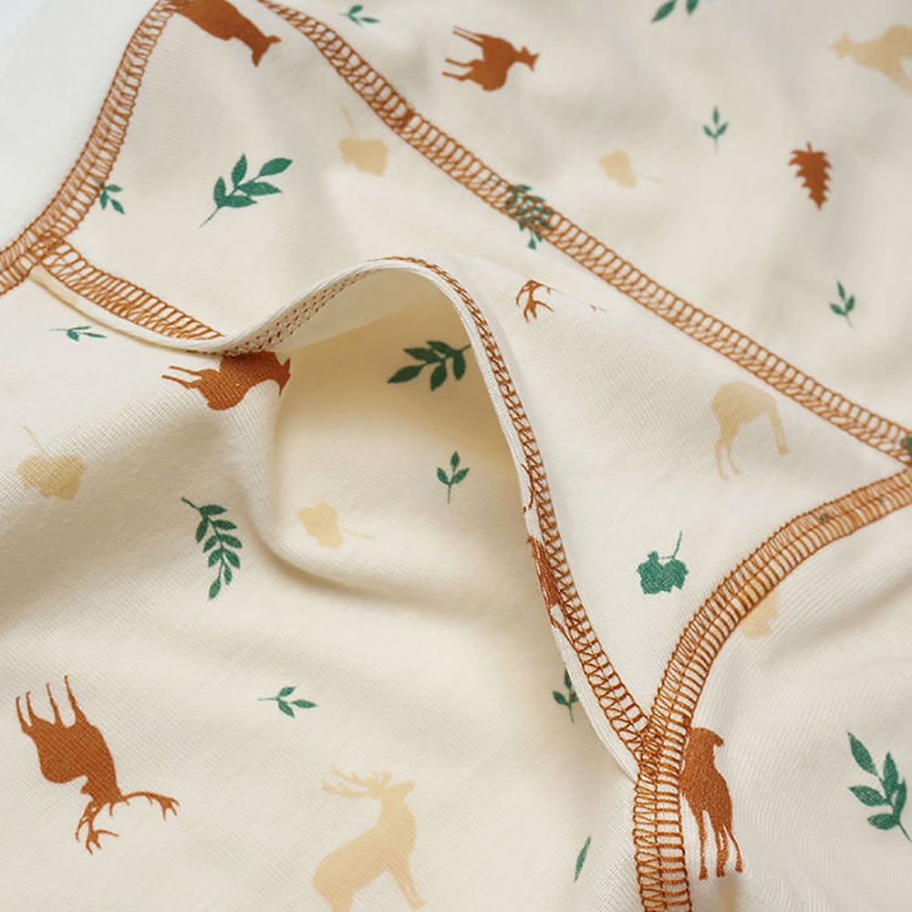 Annypepe - 男童純棉鹿四角褲-米黃 (160)