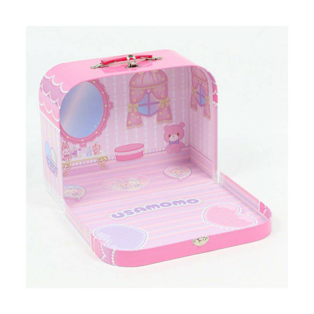 日本 Usamomo - 【萌兔桃桃】家家酒-閃亮公主小屋套組(粉色) (28×22×11.5cm)