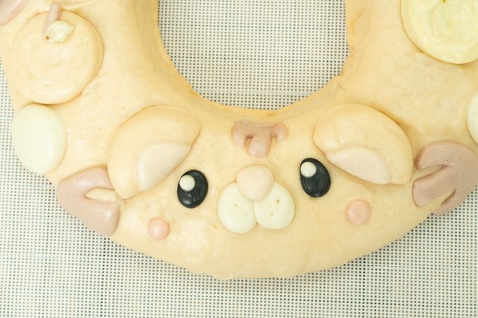 老甜媽手工饅頭 - 收涎饅頭-水果甜甜圈-1000g-直徑33公分