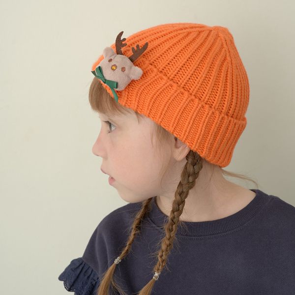 日本 Lycee mine - 耶誕風童趣造型針織帽-聖誕老人-薰衣草 (F(48-52))