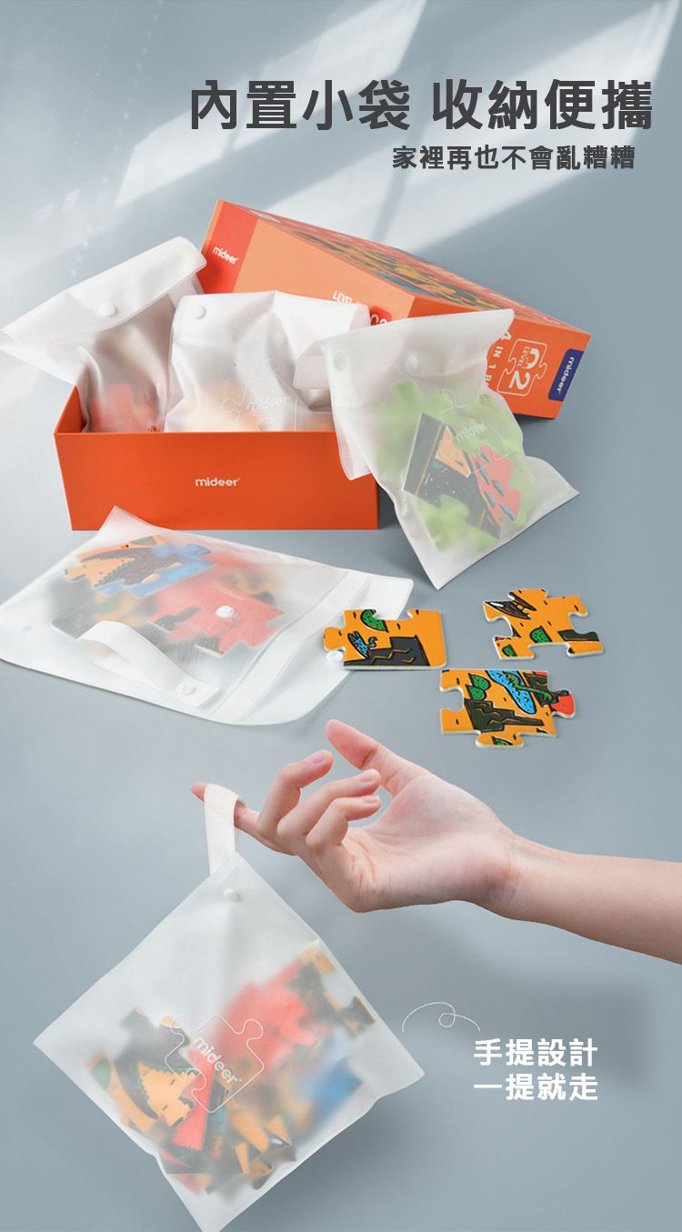 MiDeer - 進階式拼圖4 In 1-您看起來好好吃(LEVEL2)