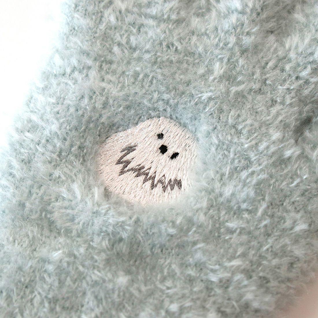 日本 TOMO - 大人可觸控短絨保暖手套-柴犬-淺粉