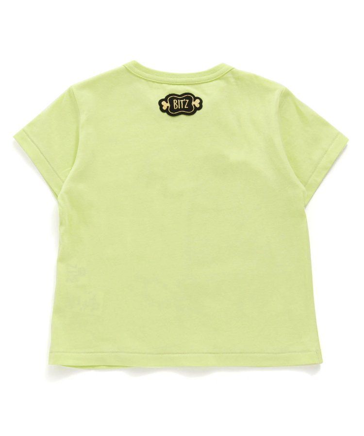 日本 BIT'Z - 收闔造型！動物躲貓貓短袖上衣-美洲獅-萊姆