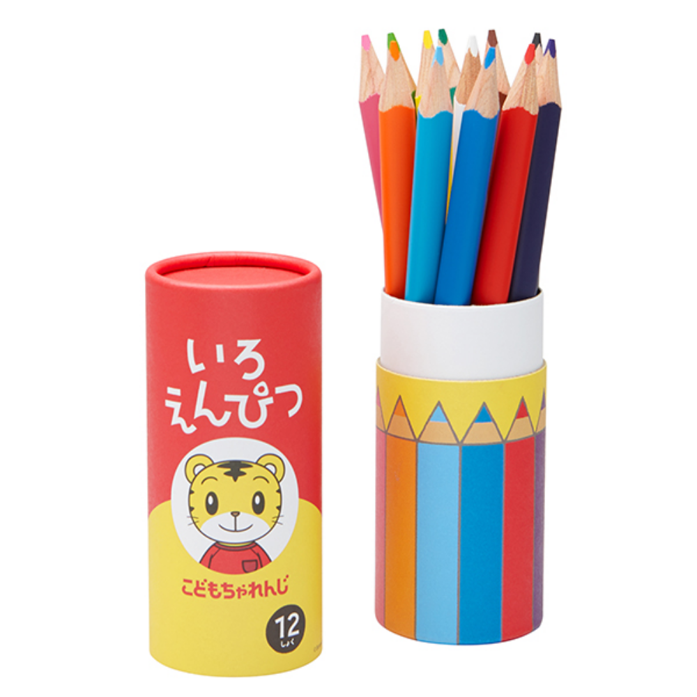 akachan honpo - 兒童挑戰系列 色鉛筆12色