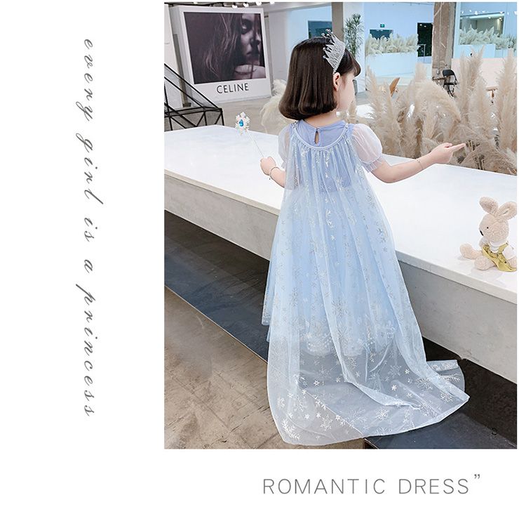 JB clothes - 公主飄逸洋裝-天空藍