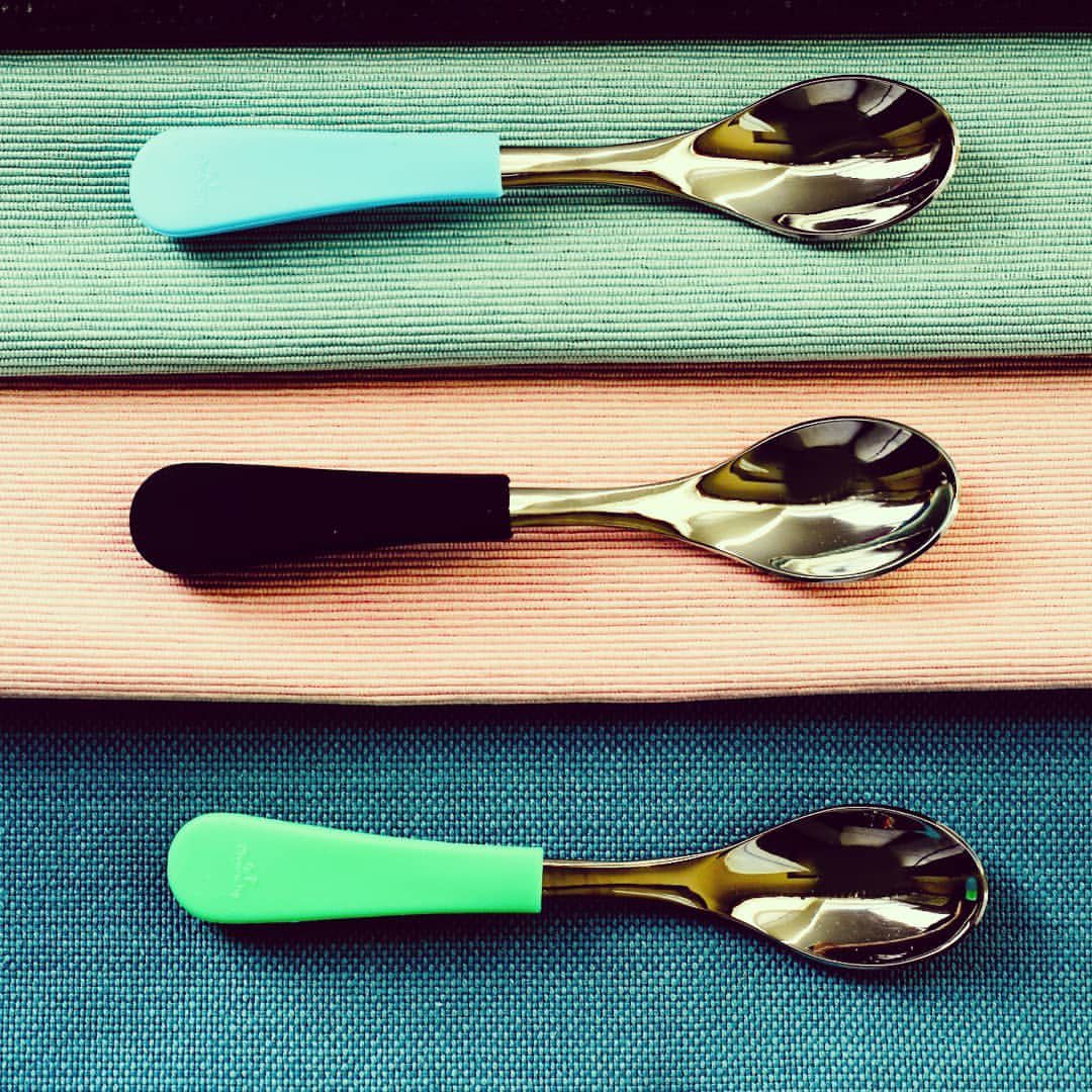 Avanchy - 雙層不鏽鋼-不鏽鋼湯匙-深紅