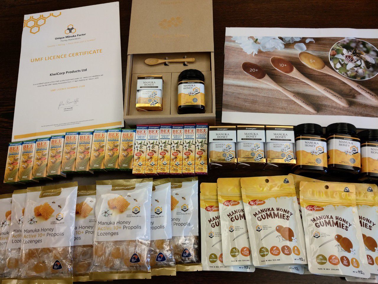 市售唯一麥蘆卡蜂蜜！蜂膠液/潤喉糖/乳鐵蛋白粉