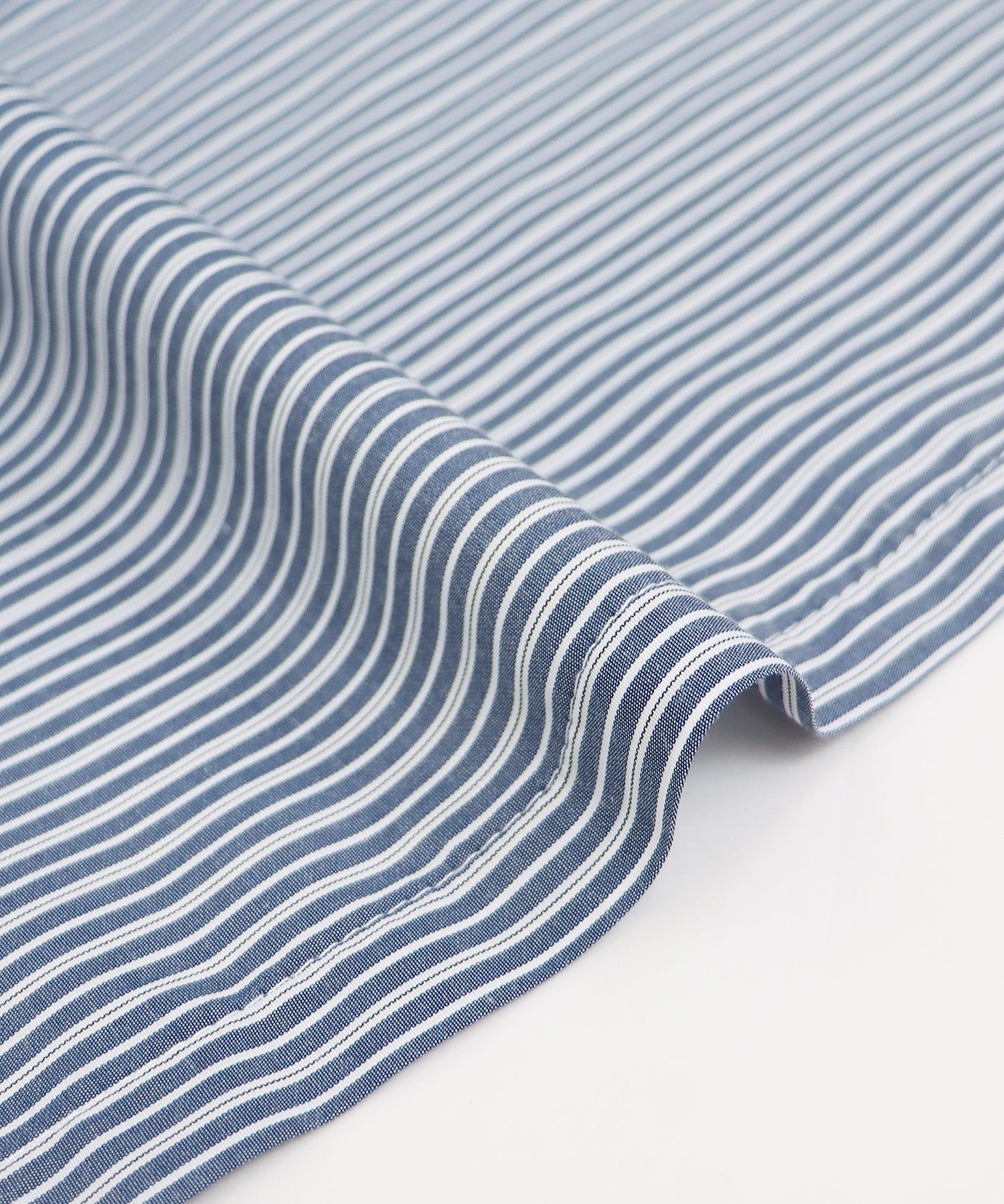 日本 BLUE EAST - 歐風質感條紋拼接修身長裙-綠x白