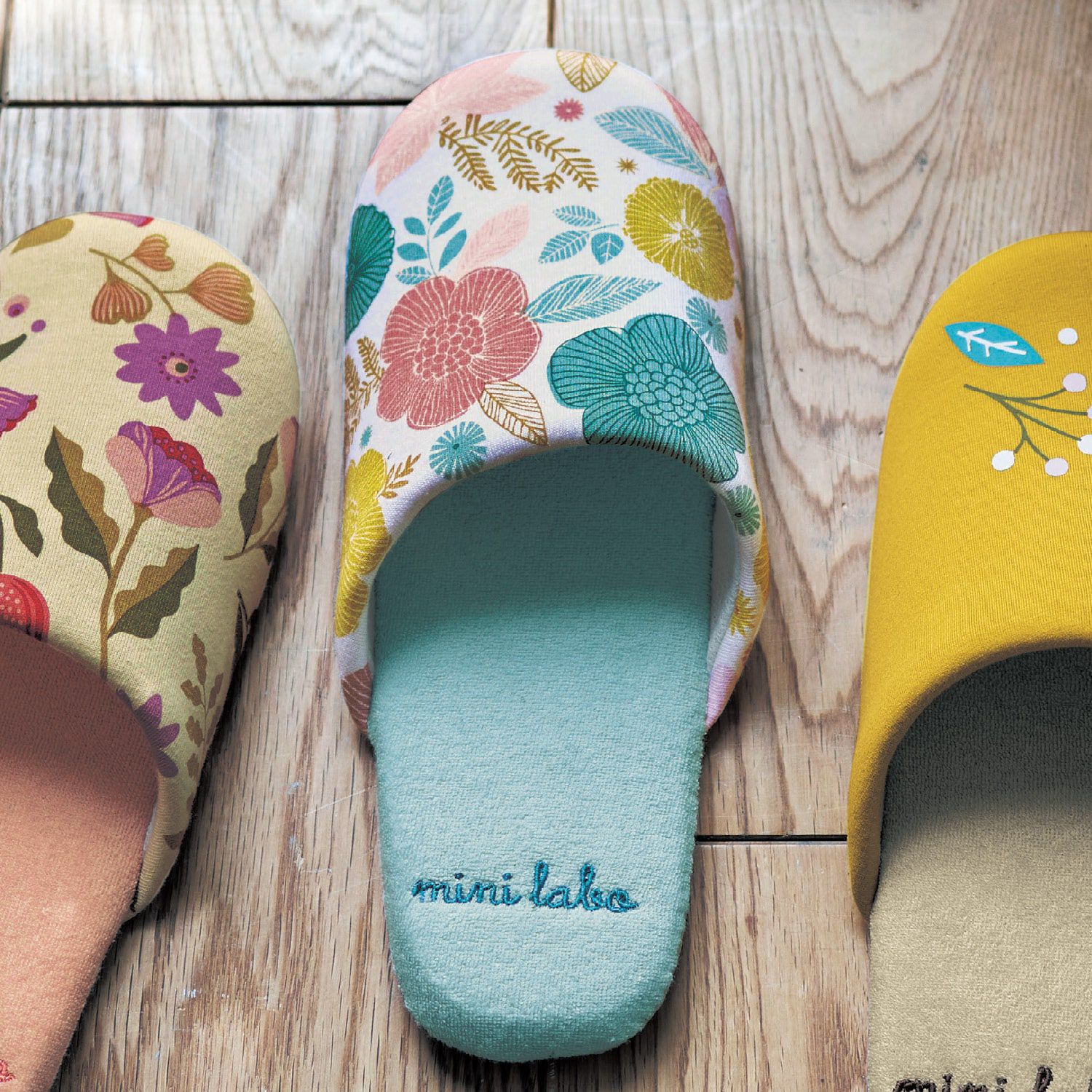 日本千趣會 - mini labo 質感室內拖鞋-週日在鄉村 (23-25cm)