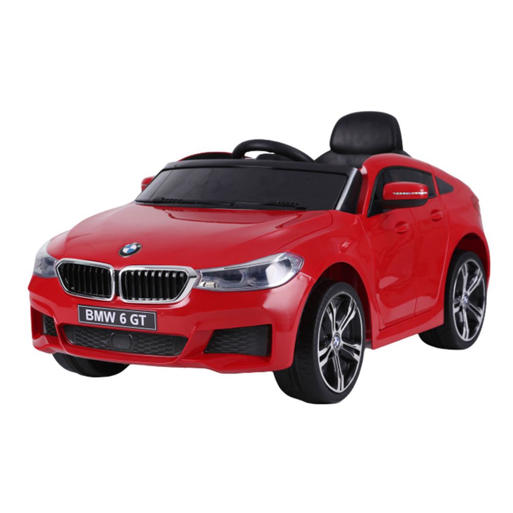 聰明媽咪兒童超跑 - BMW 6 GT 原廠授權 雙驅兒童電動車-拋光紅