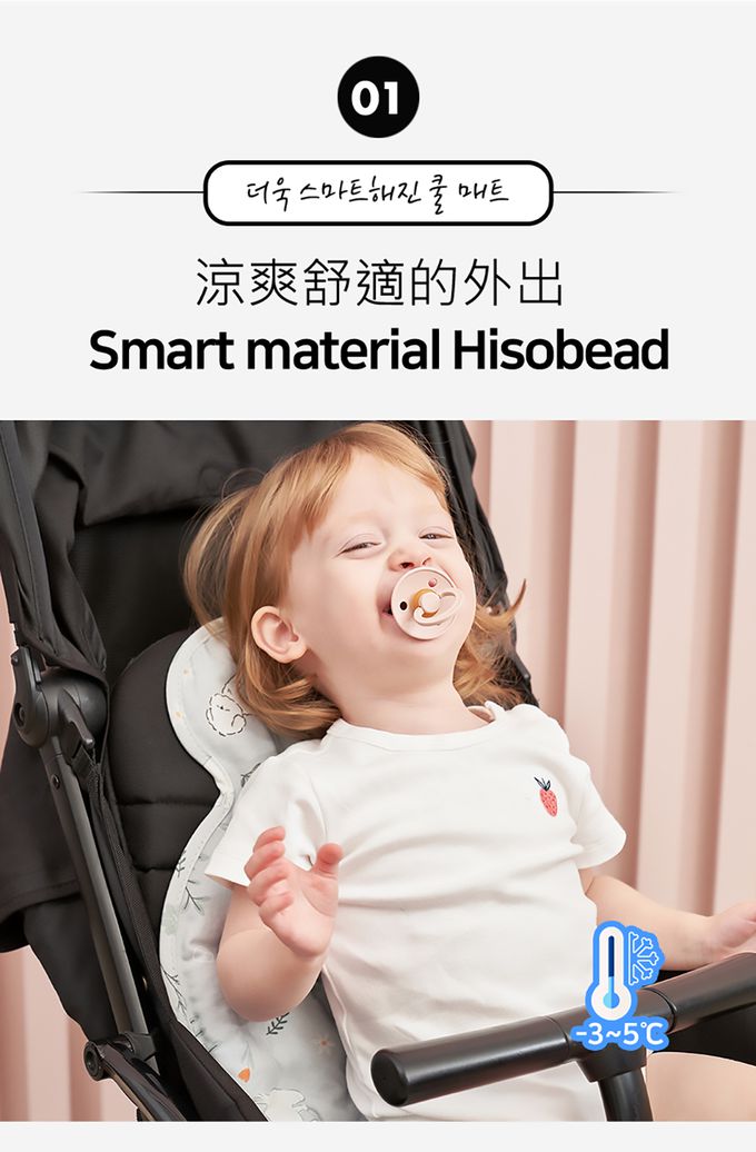 韓國 Jellypop - 【Jellyseat&mat】獨家冰珠專利長效酷涼感推車座墊+床墊-NEW✨_Lesser Panda