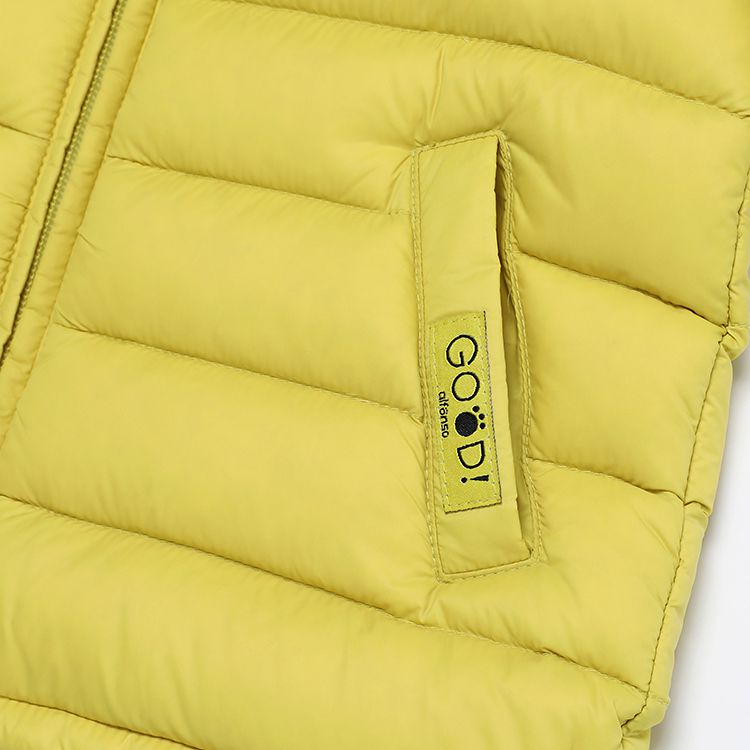 韓國 alfonso - 80/20輕量羽絨外套-黃