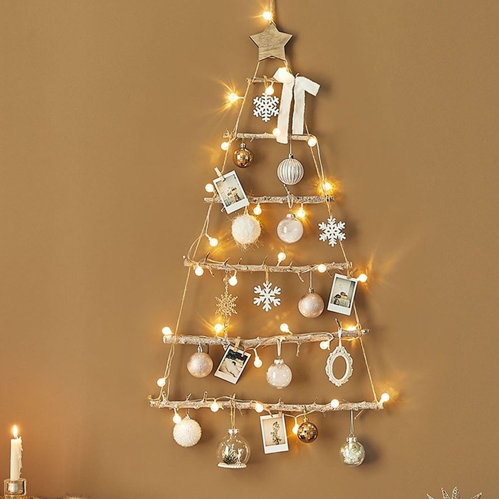 韓國 Bebe Deco - 聖誕樹/聖誕壁飾燈-白雪童話 (樹高80cm，樹寬68cm)-團購專案