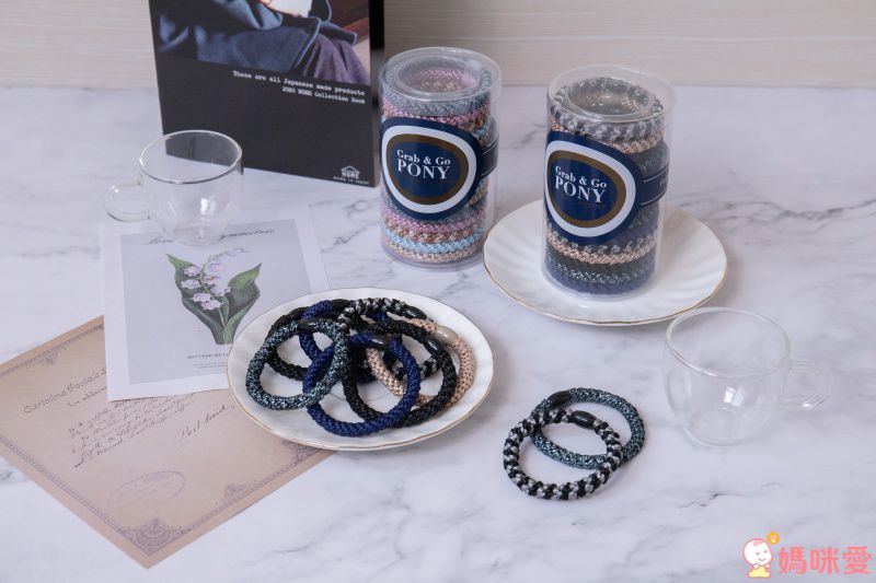 L. ERICKSON - 彈力髮圈-粗款-Nouveau Neutrals-8入組