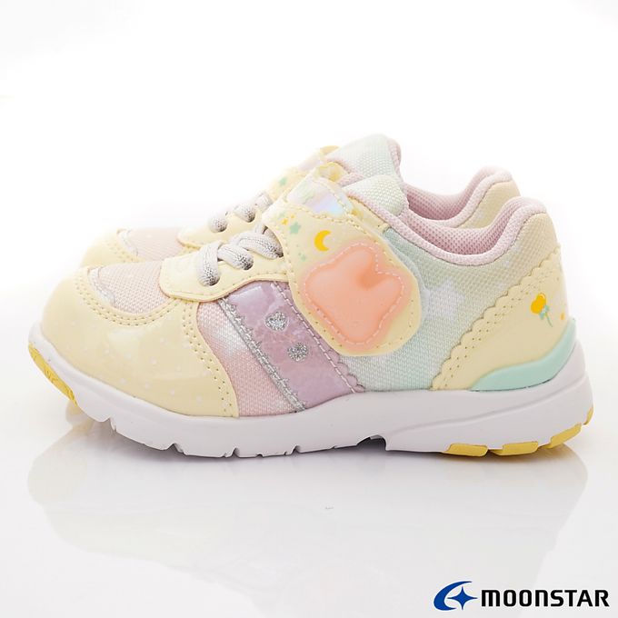 Moonstar日本月星 - 玩耍速乾機能童鞋-CRC23443黃(中小童)-機能運動鞋-黃