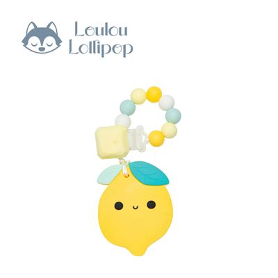 Loulou Lollipop - 固齒器奶嘴鍊組-夏日青檸