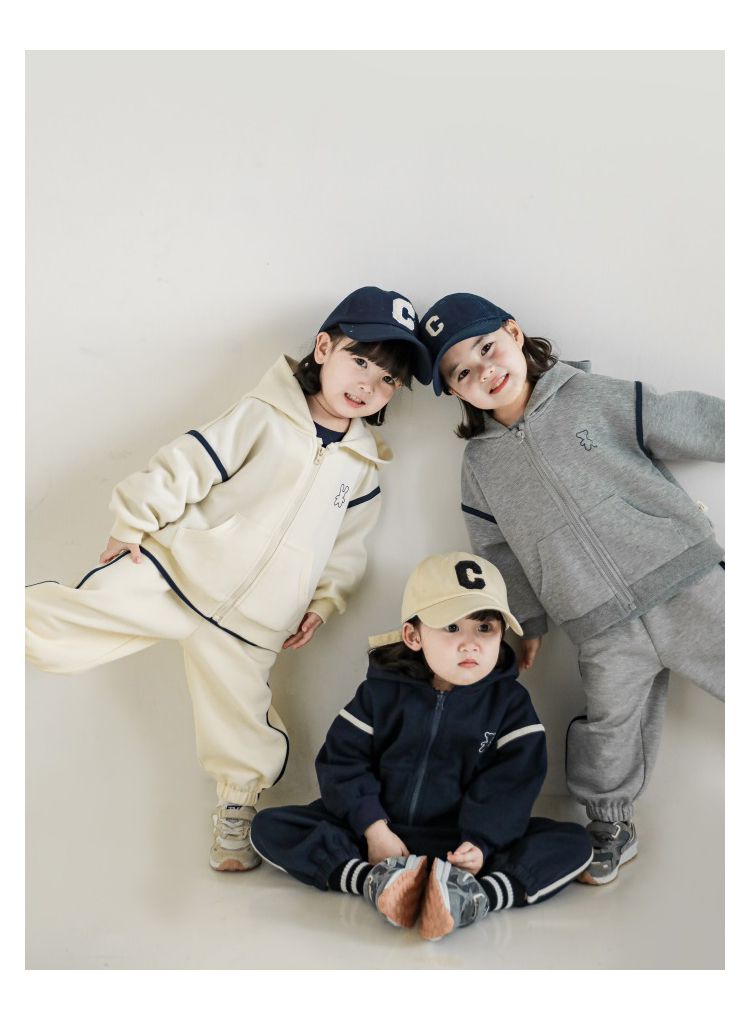 棉質休閒運動束口長褲-粉色