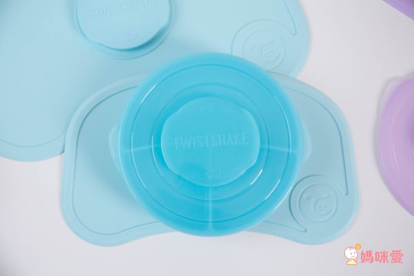 一轉即扣！吸力超強不打翻【瑞典 TwistShake 餐盤】