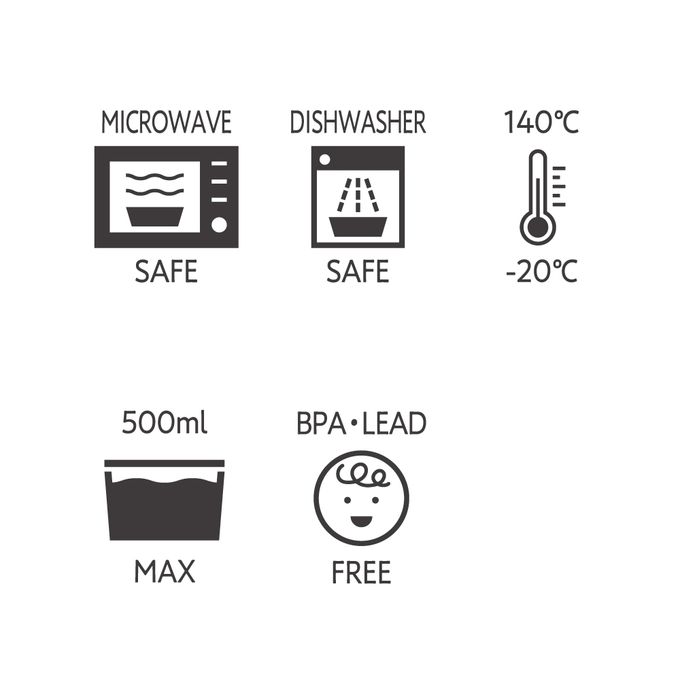 日本 TAK - 食育英雄便當盒-魚魚英雄(藍)