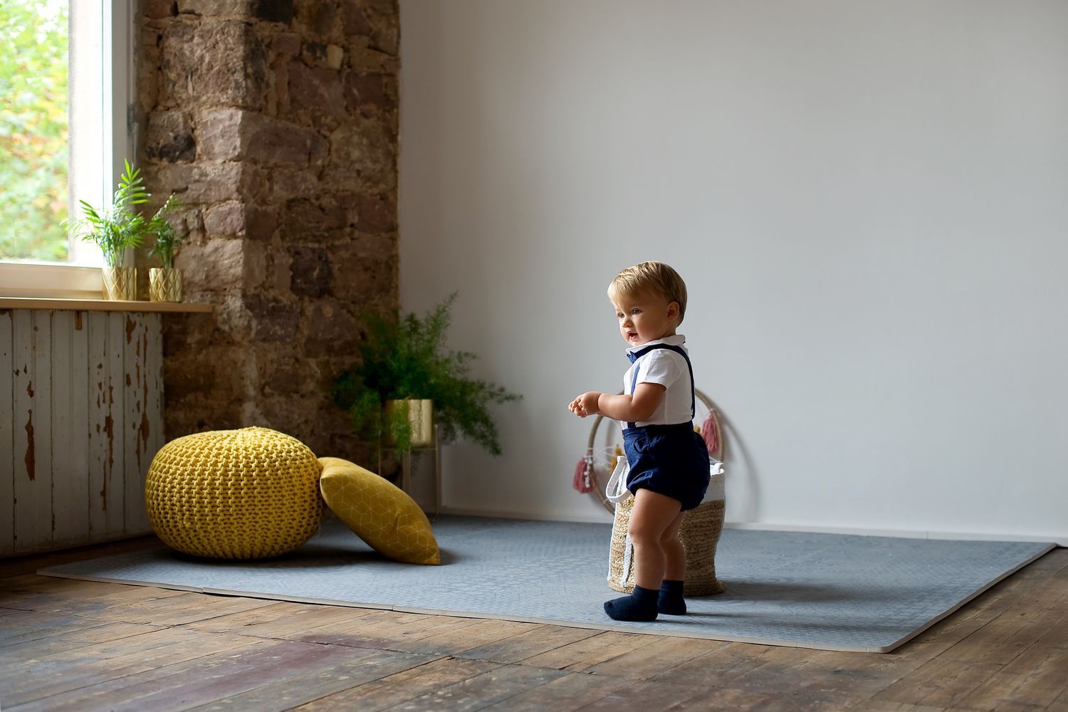 德國 toddlekind - 波斯風系列遊戲地墊-煙霧灰-一組6片