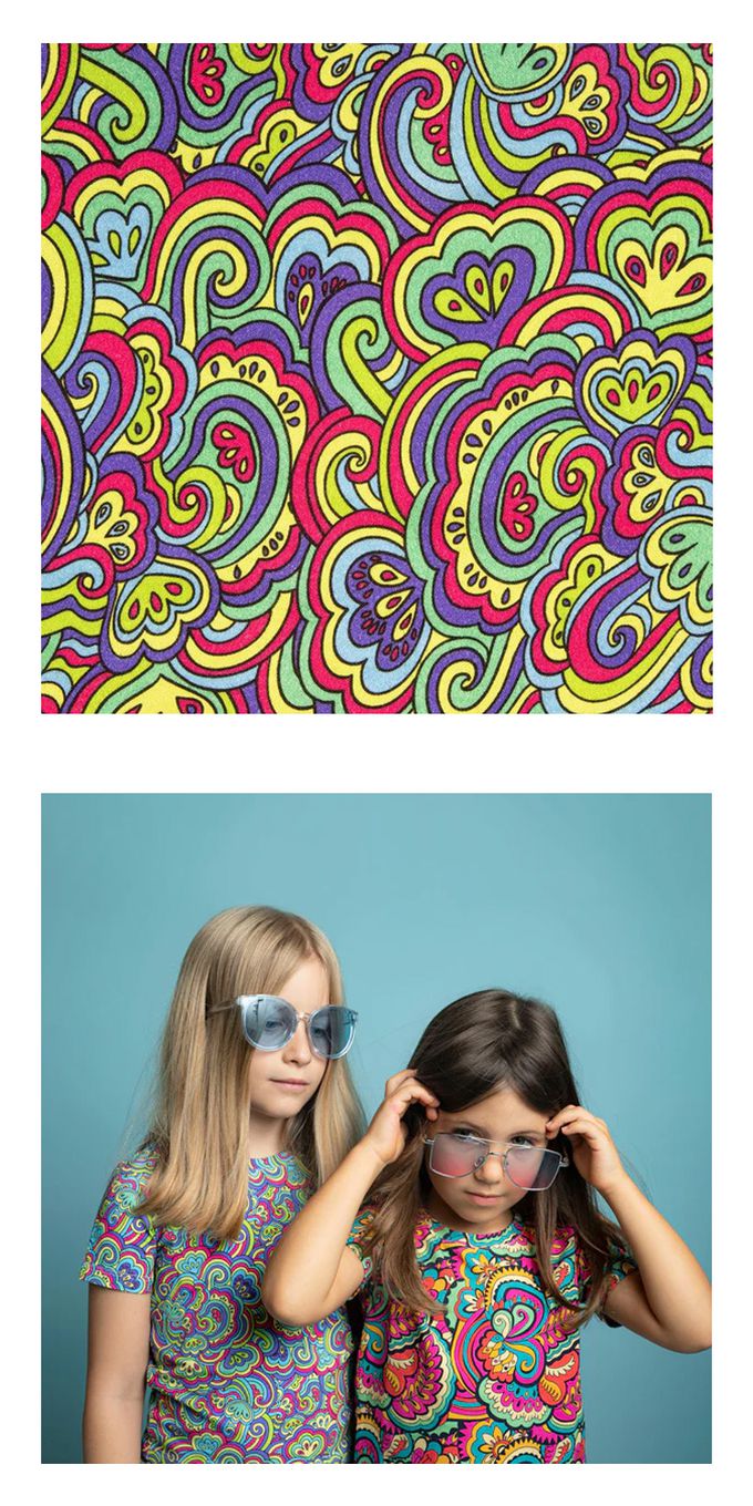 英國 SLEEP NO MORE - 100% 有機棉長袖連身裙-燦爛世界